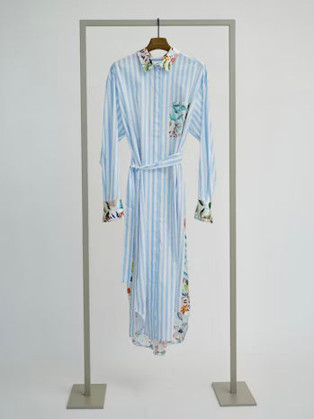 Azurro Superwhite Shirtdress (Blue)