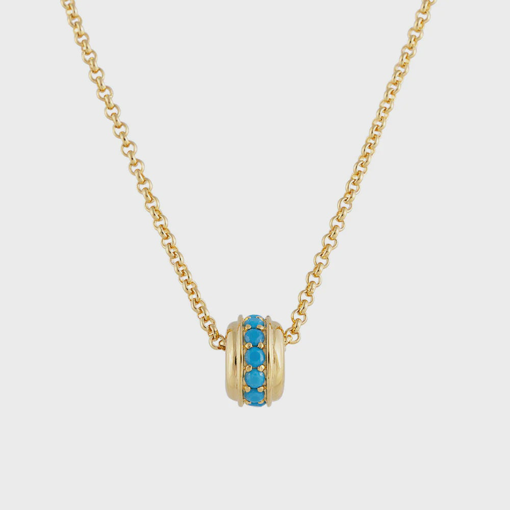 Blue Grotto Orb Necklace