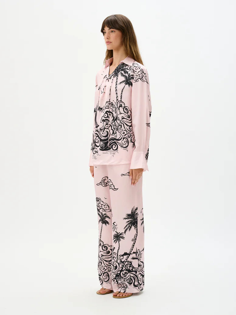 Monroe Tie Shirt - Ciao Rosa
