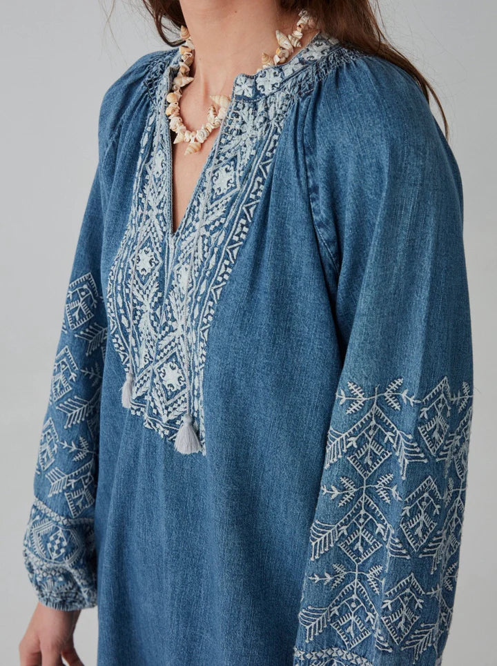 Emma Blue Moon Short Dress