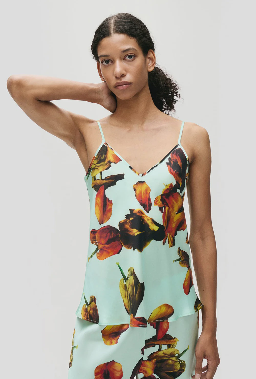 Bias Cut Cami - Tulipa Dew