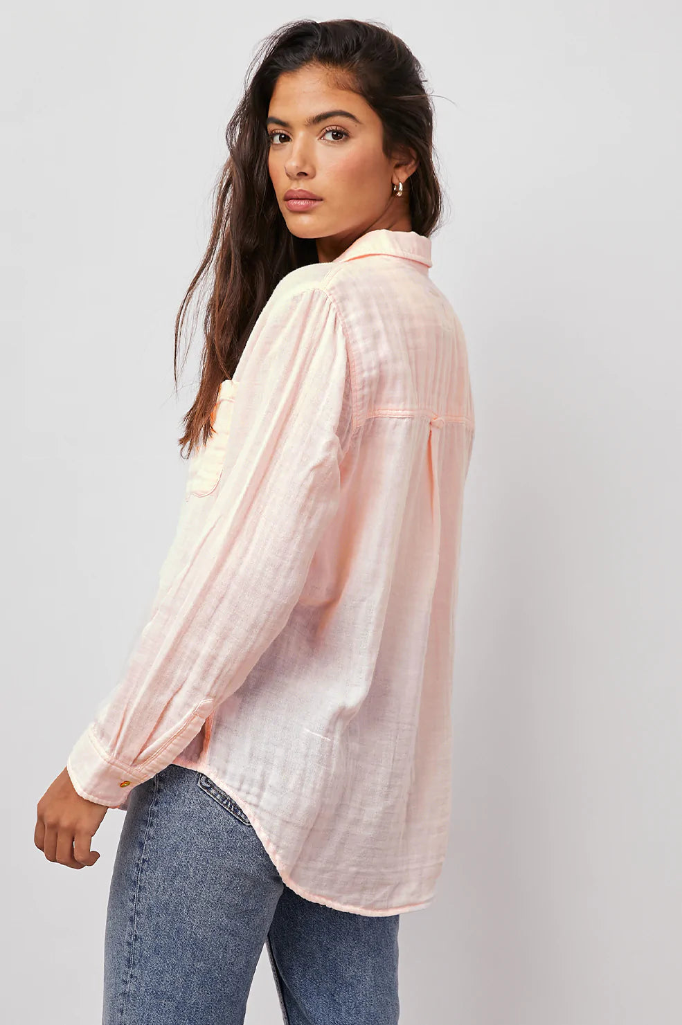 Ellis Button Down - Petal