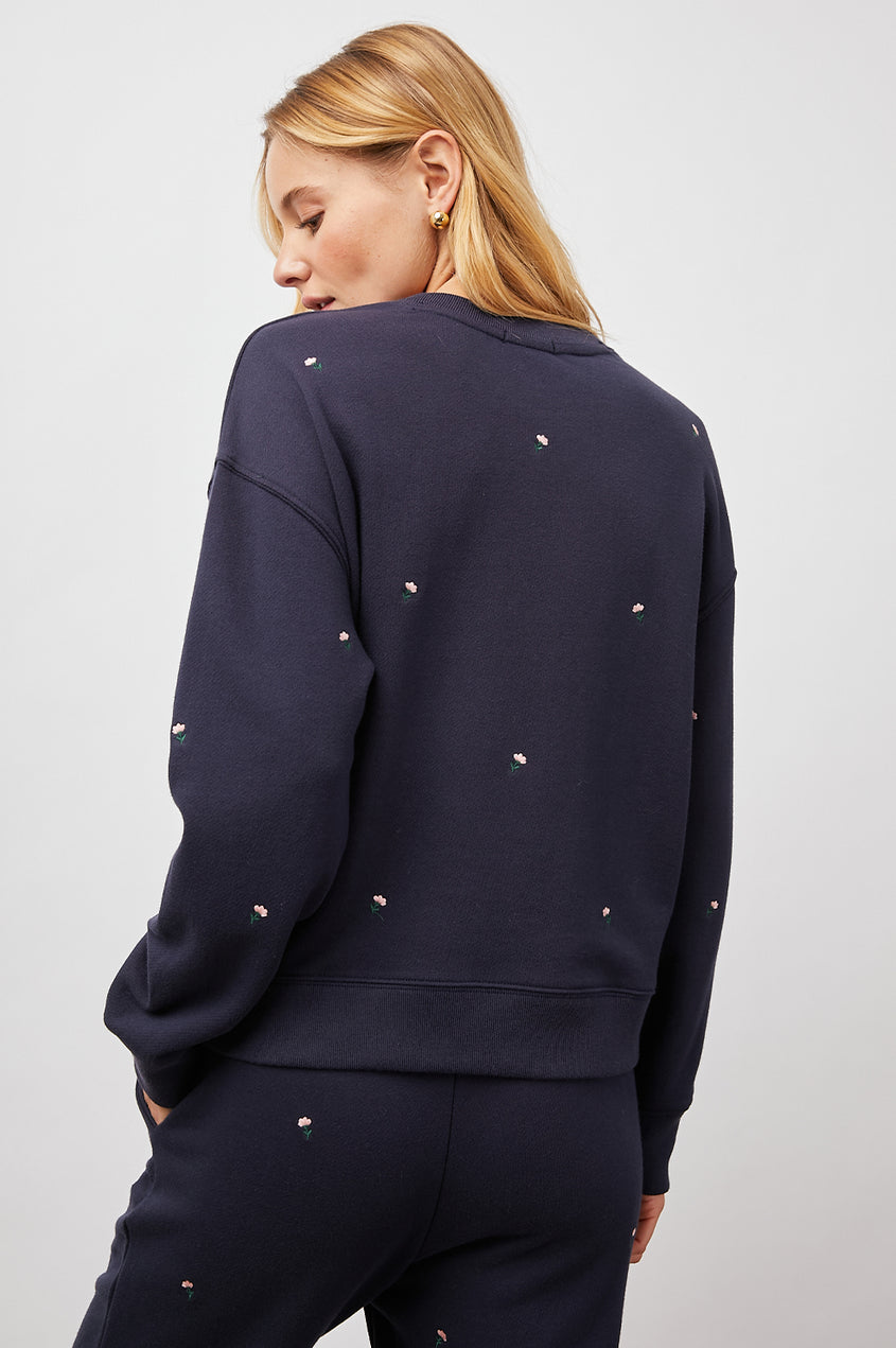 Ramonia Navy Buds Sweatshirt