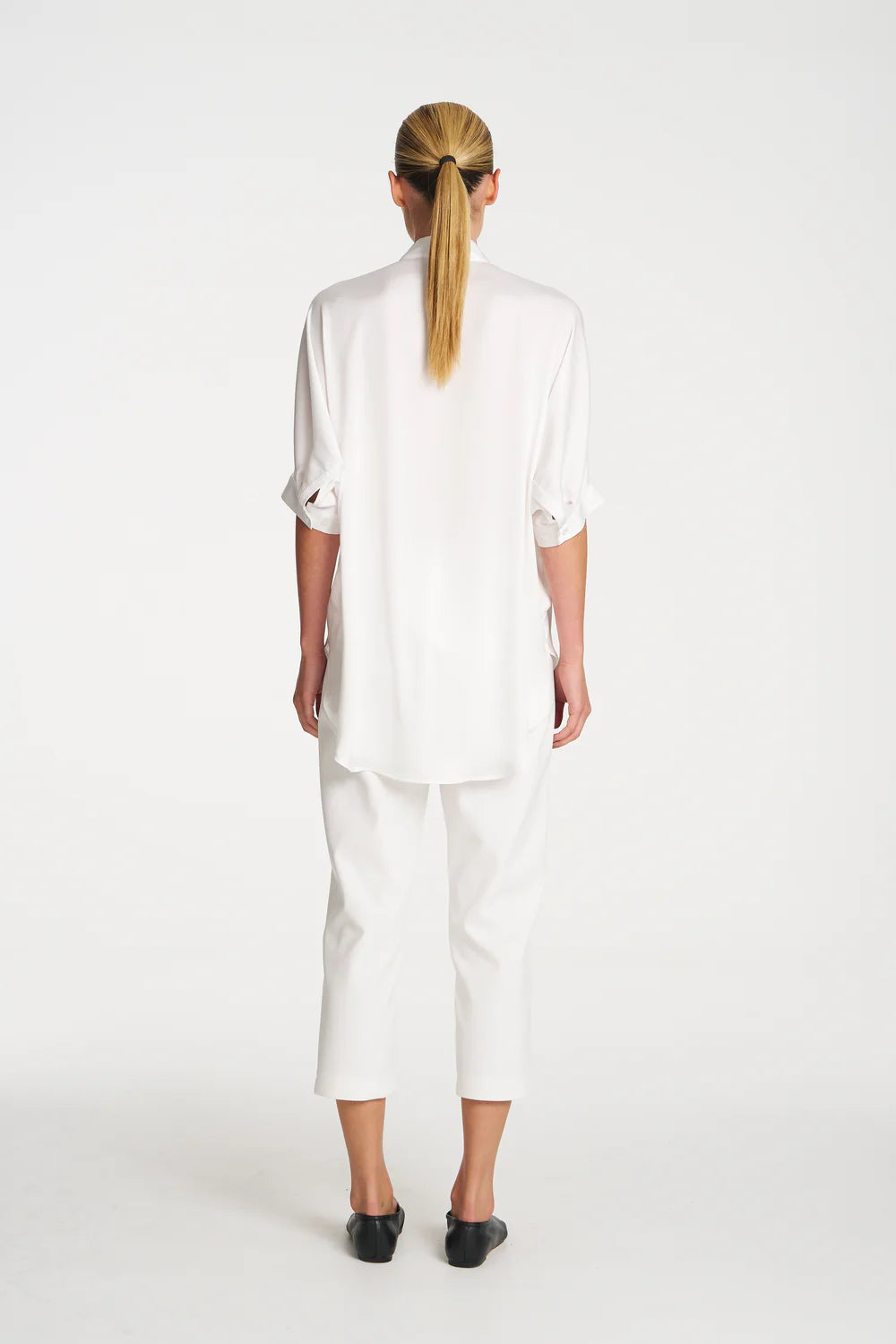Villa Tabbard Top - White
