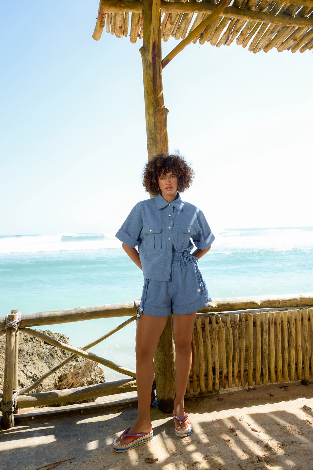 La Mer Denim Shorts