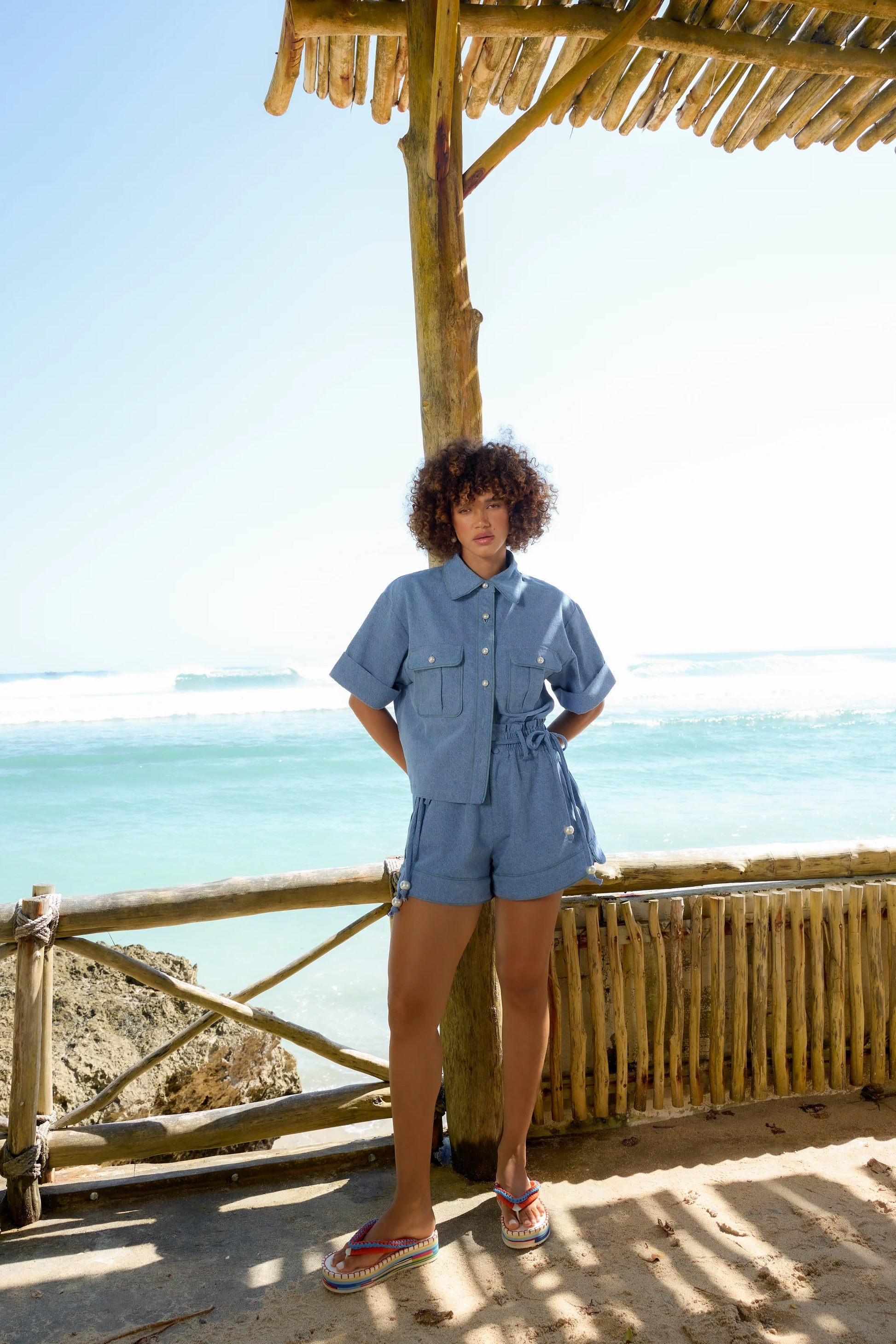 La Mer Denim Shorts