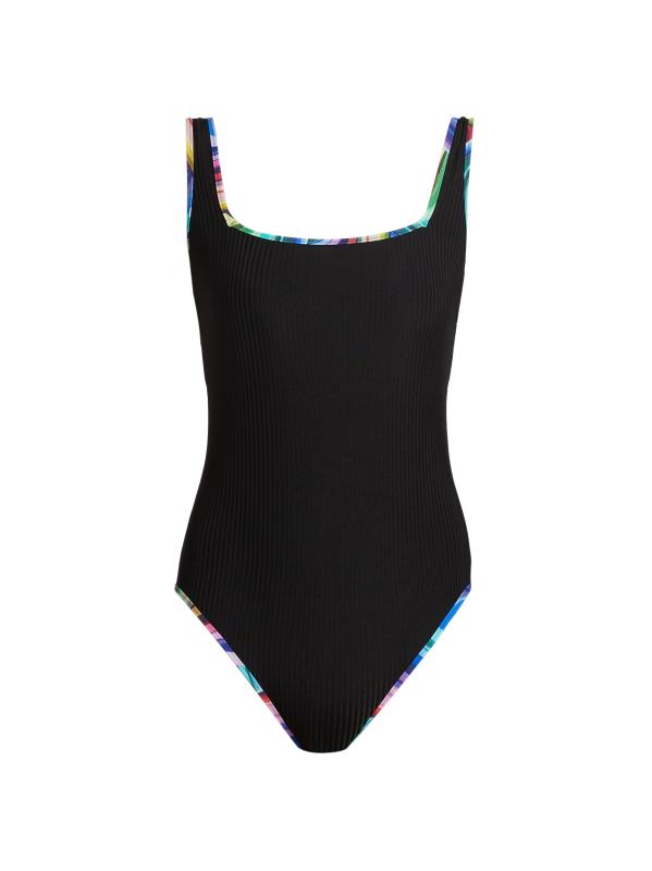 Square Neck Onepiece - Black Abel