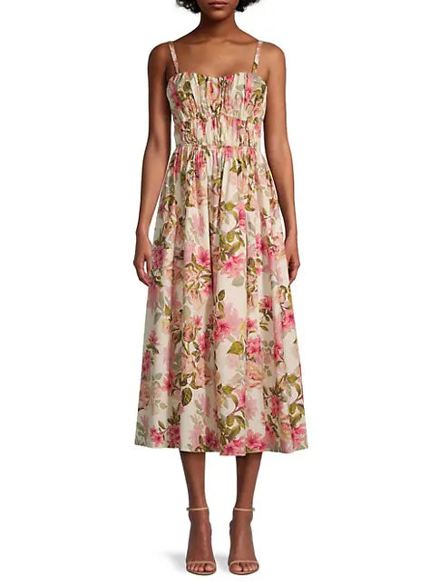 Asmara Poplin Midi Dress