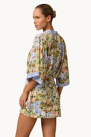 Costa Kimono Mini Dress