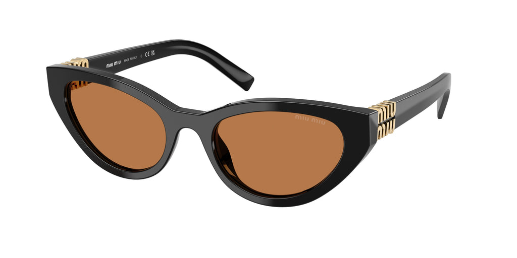 Sunglasses AO4S - Black with Brown, Small Logo