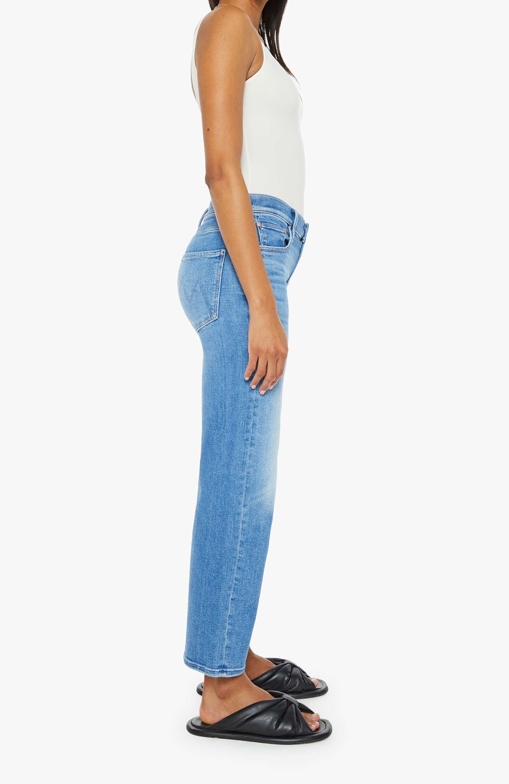 The Mid Rise Zip Rambler Ankle - Out of the Blue