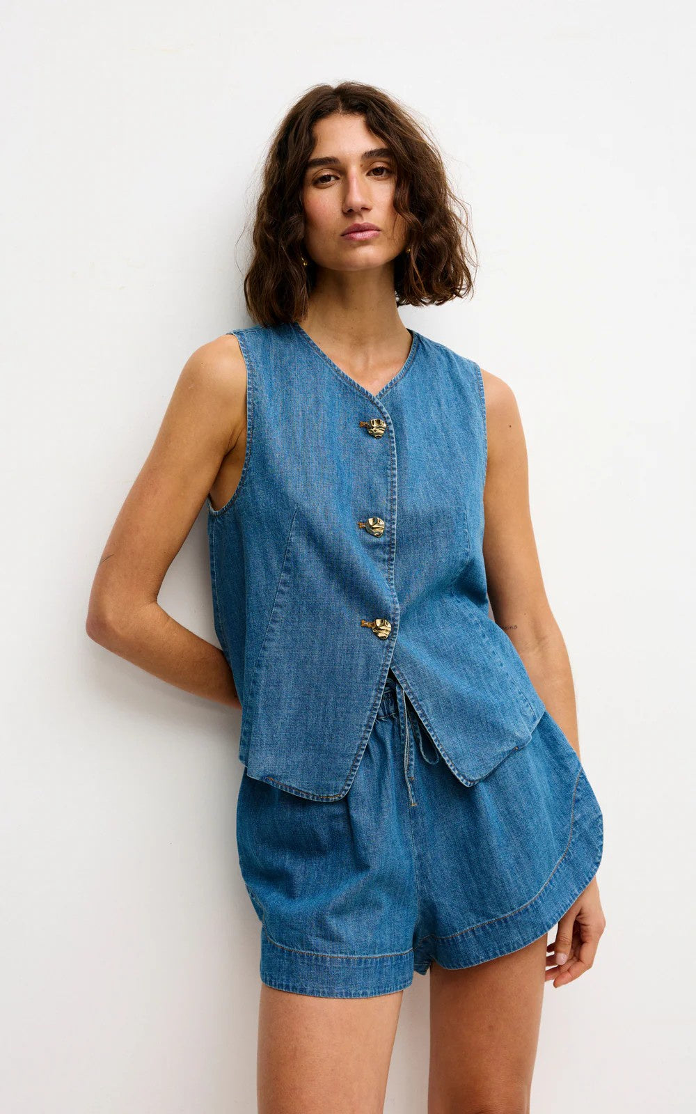 Camille Denim Vest