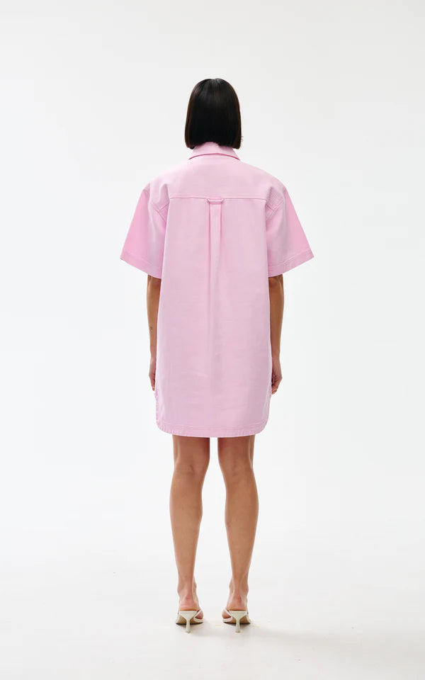 Freya Blush Denim Dress