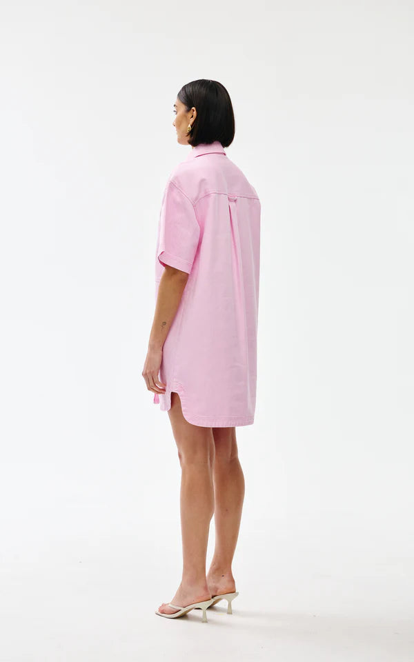 Freya Blush Denim Dress