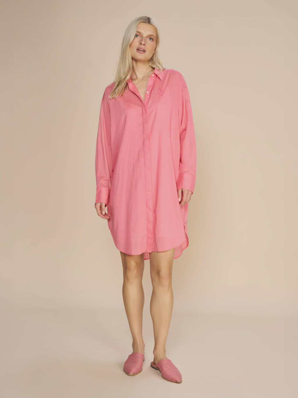 Rosie Voile Shirt Dress