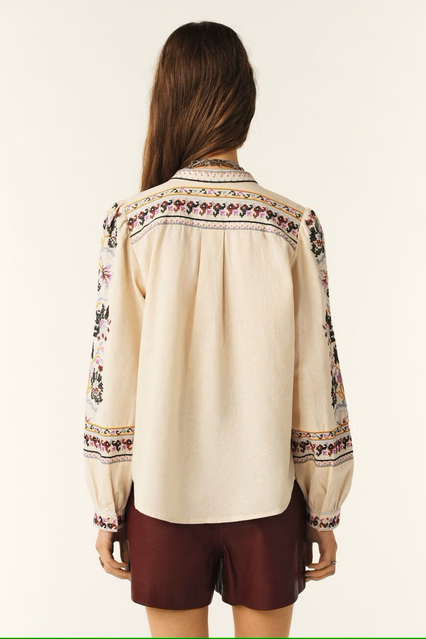 Caloe Crosy Blouse