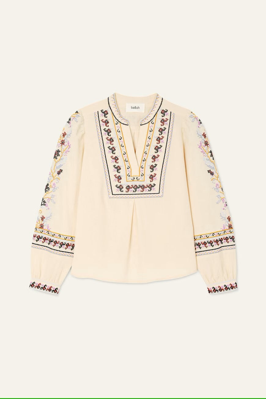Caloe Crosy Blouse