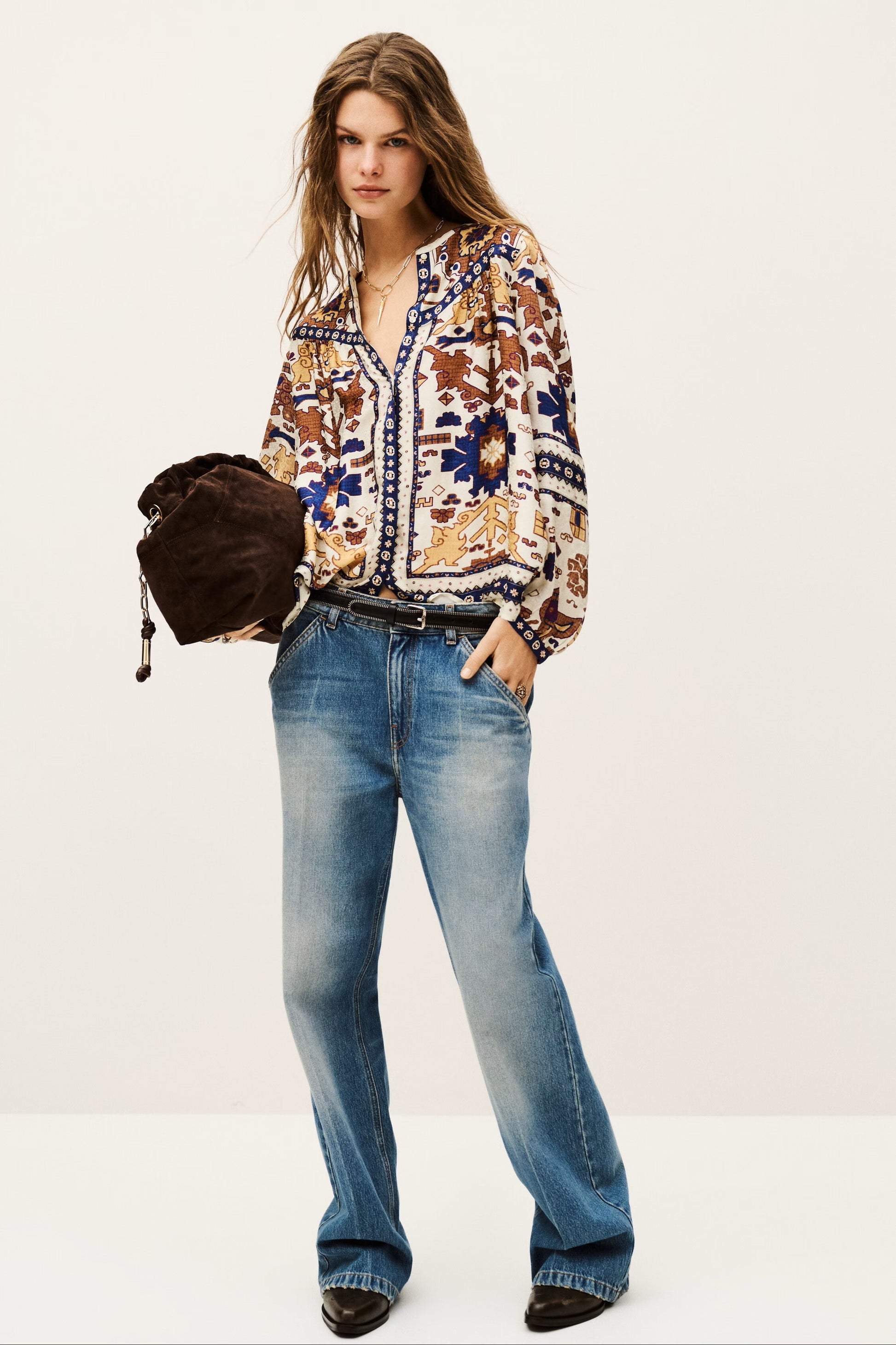 Verone Ecru Blouse