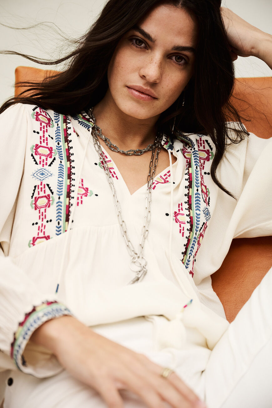 Tilt Blouse Ecru