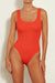 Classic Square Neck Hunza Swimsuit