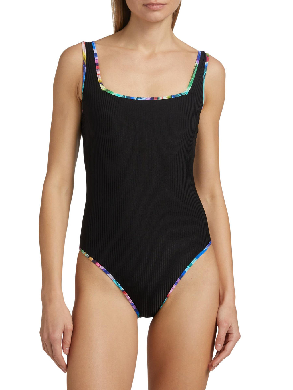 Square Neck Onepiece - Black Abel