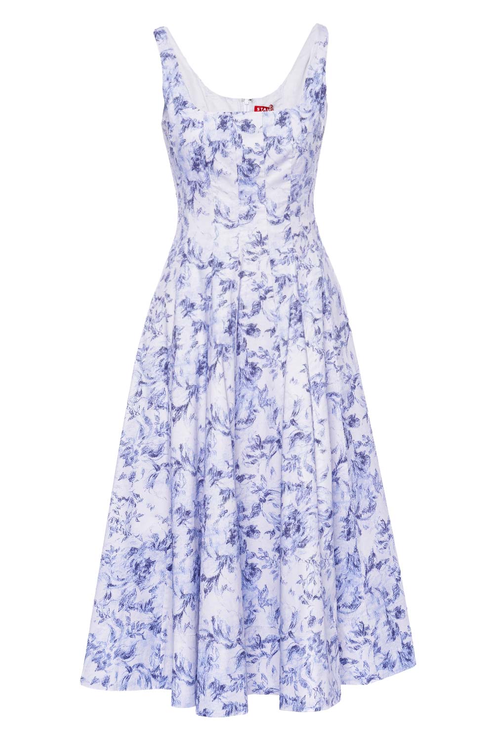 Wells Dress - Periwinkle Floral