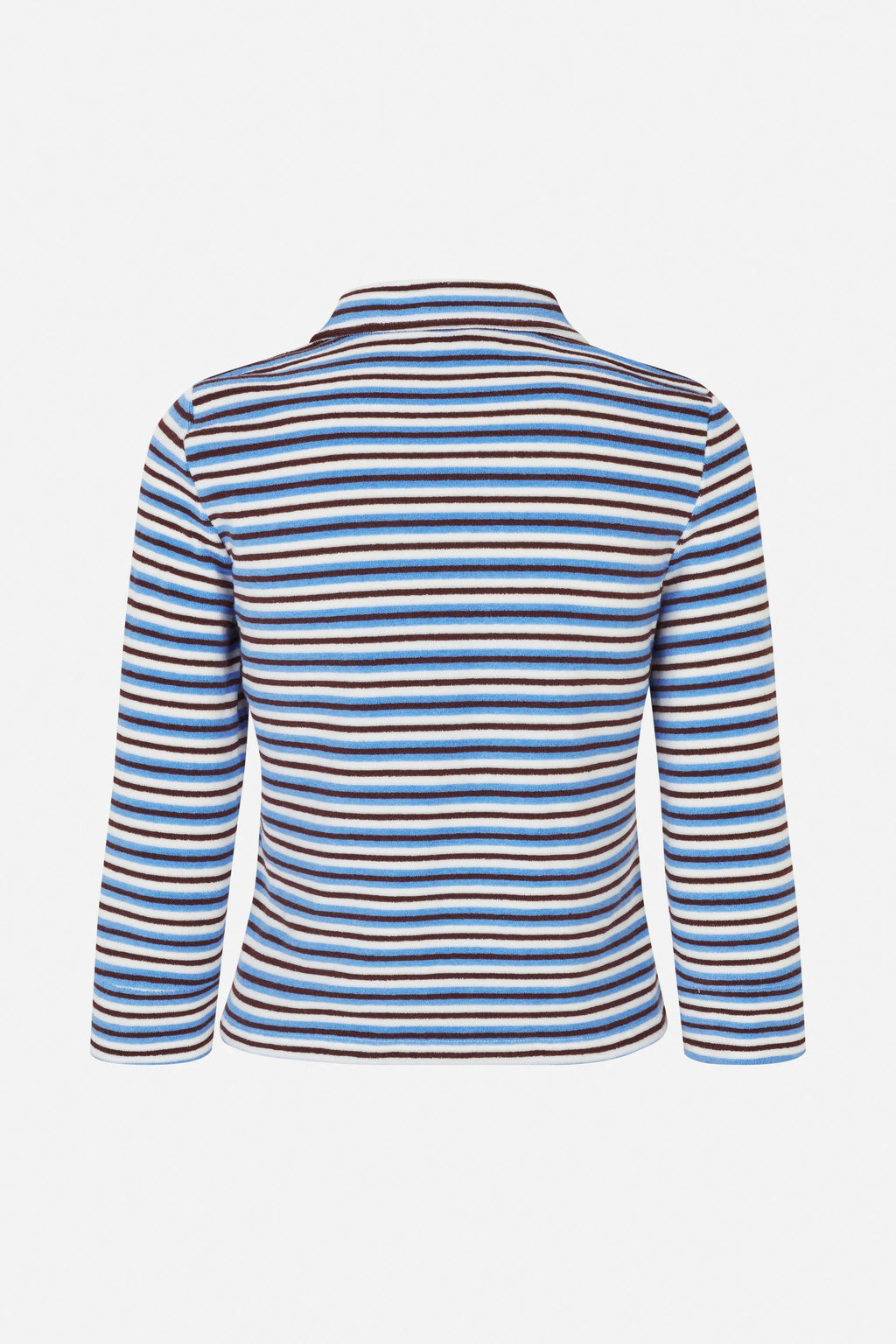 Jannike Cardigan/Shirt - Wedgewood Stripebau