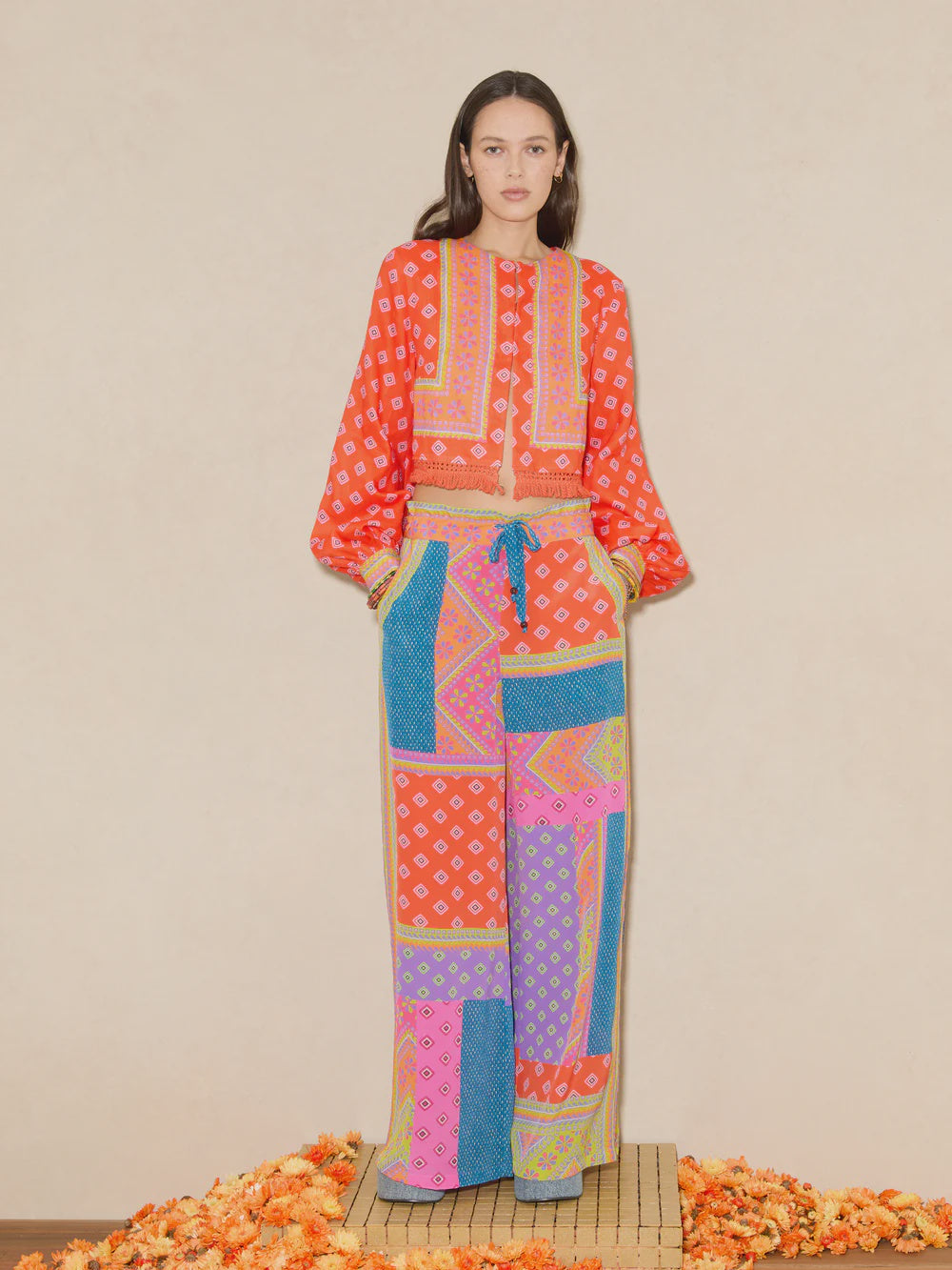 Rani Silk Wide Leg Pant