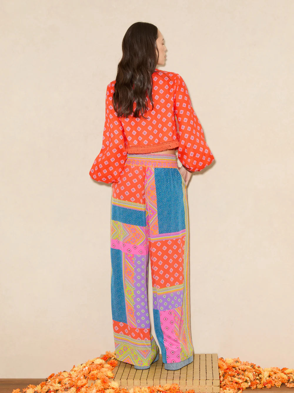 Rani Silk Wide Leg Pant
