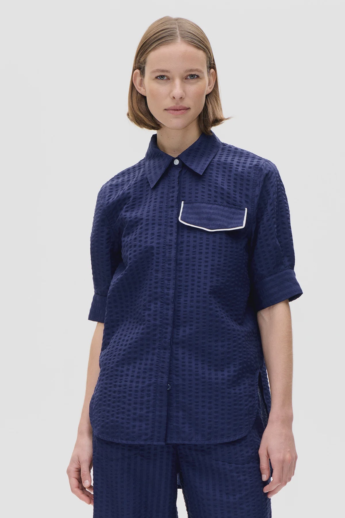 Majken Shirt - Evening Blue