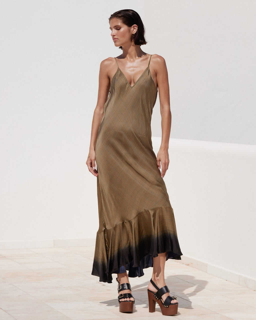 Khaki Bella Dress