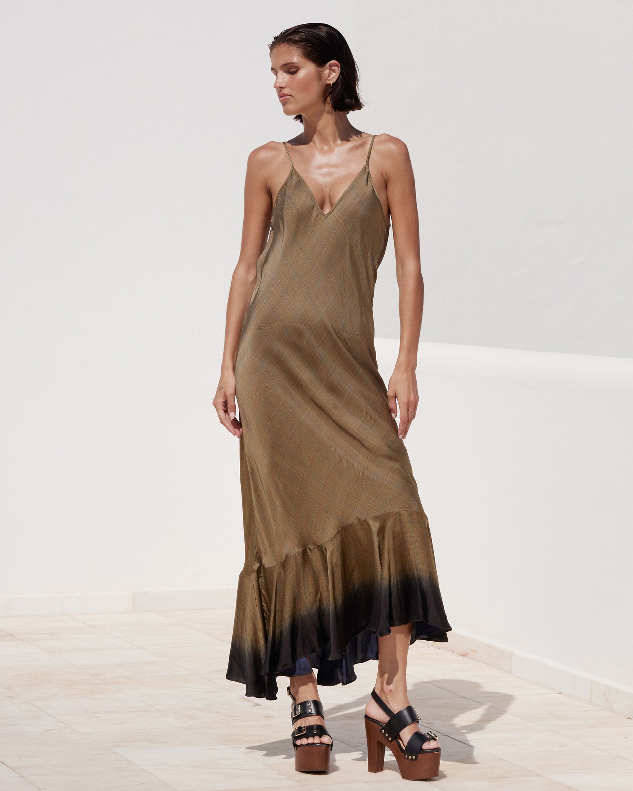 Khaki Bella Dress
