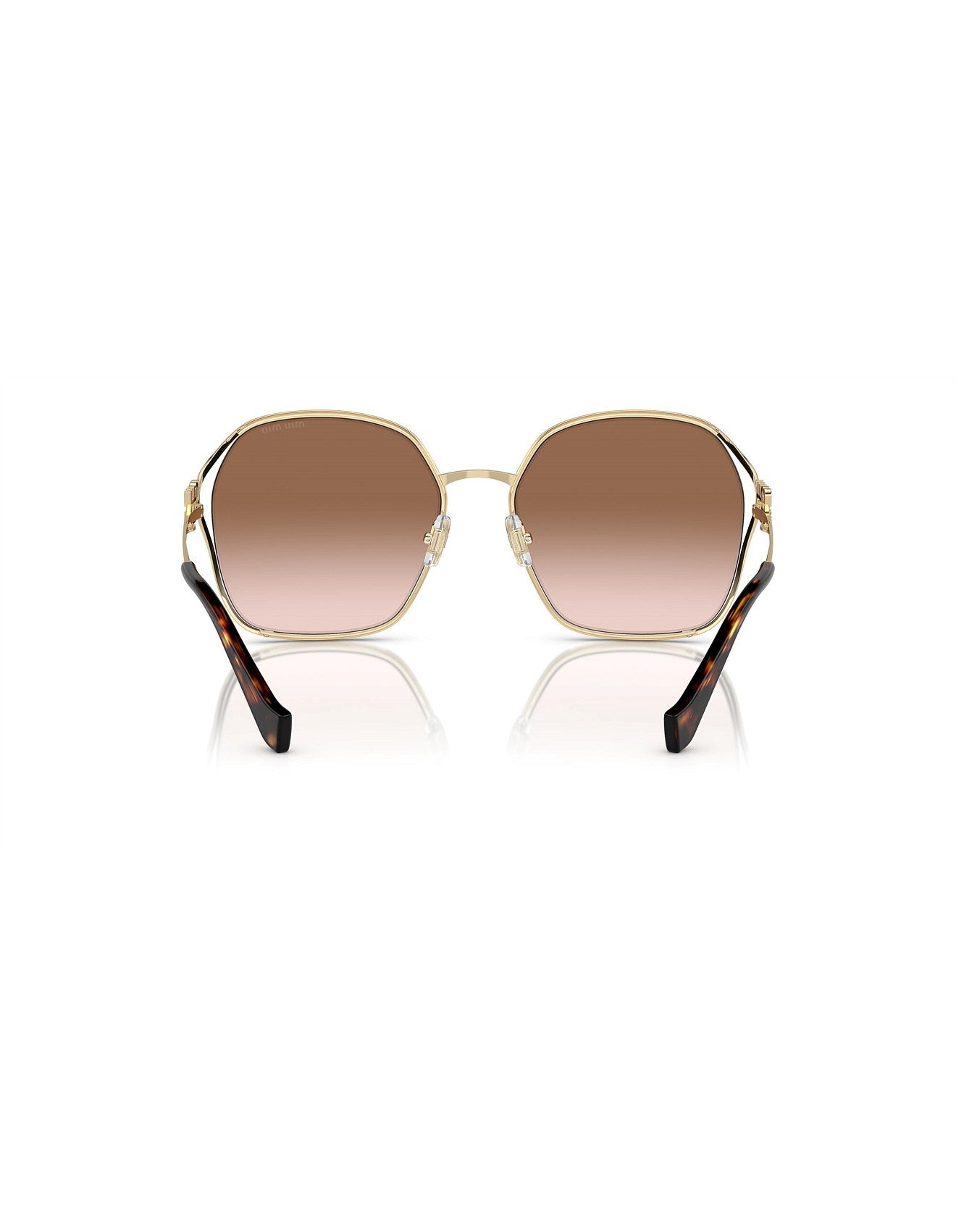 Sunglasses 52WS Pale Gold w Brown