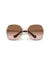 Sunglasses 52WS Pale Gold w Brown