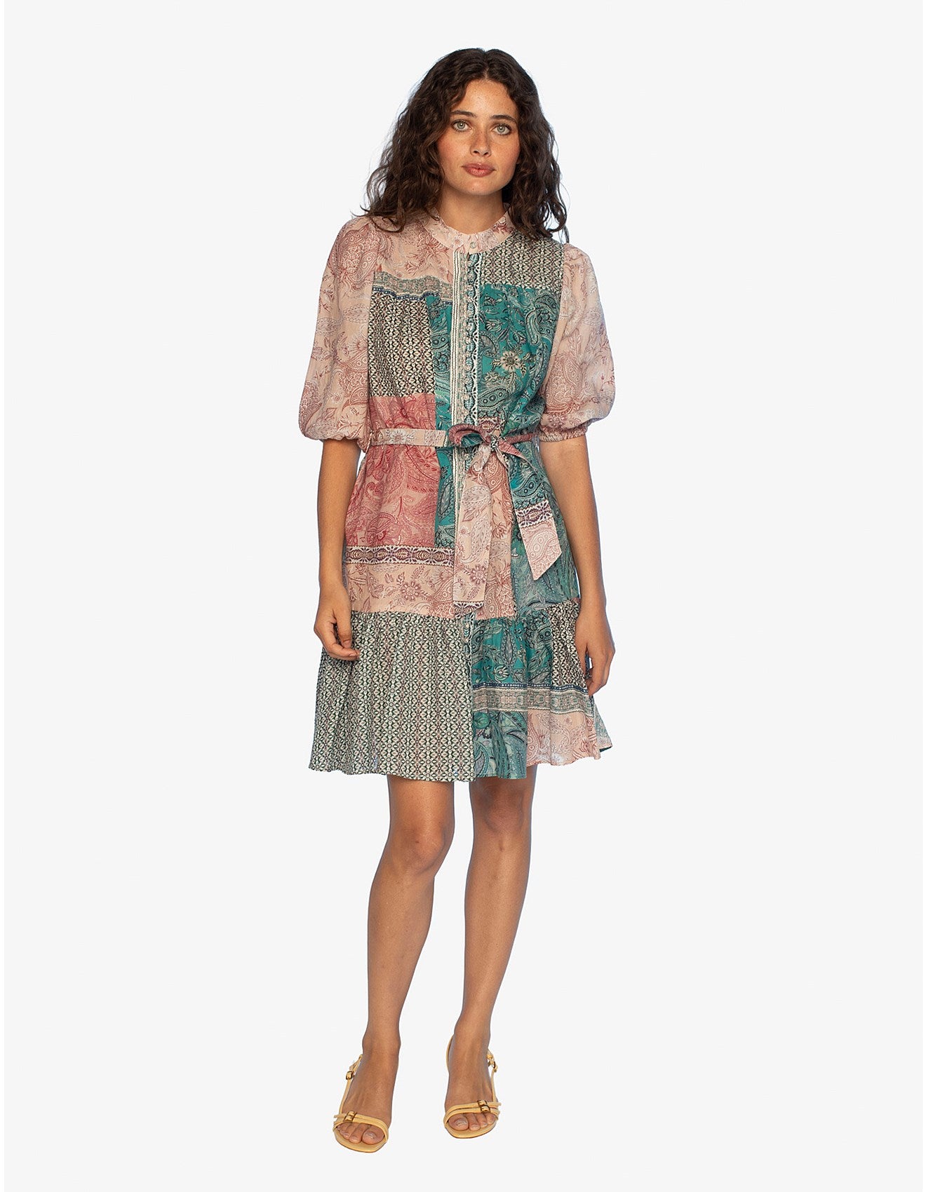 Holly Dress - Paisley Mosaic