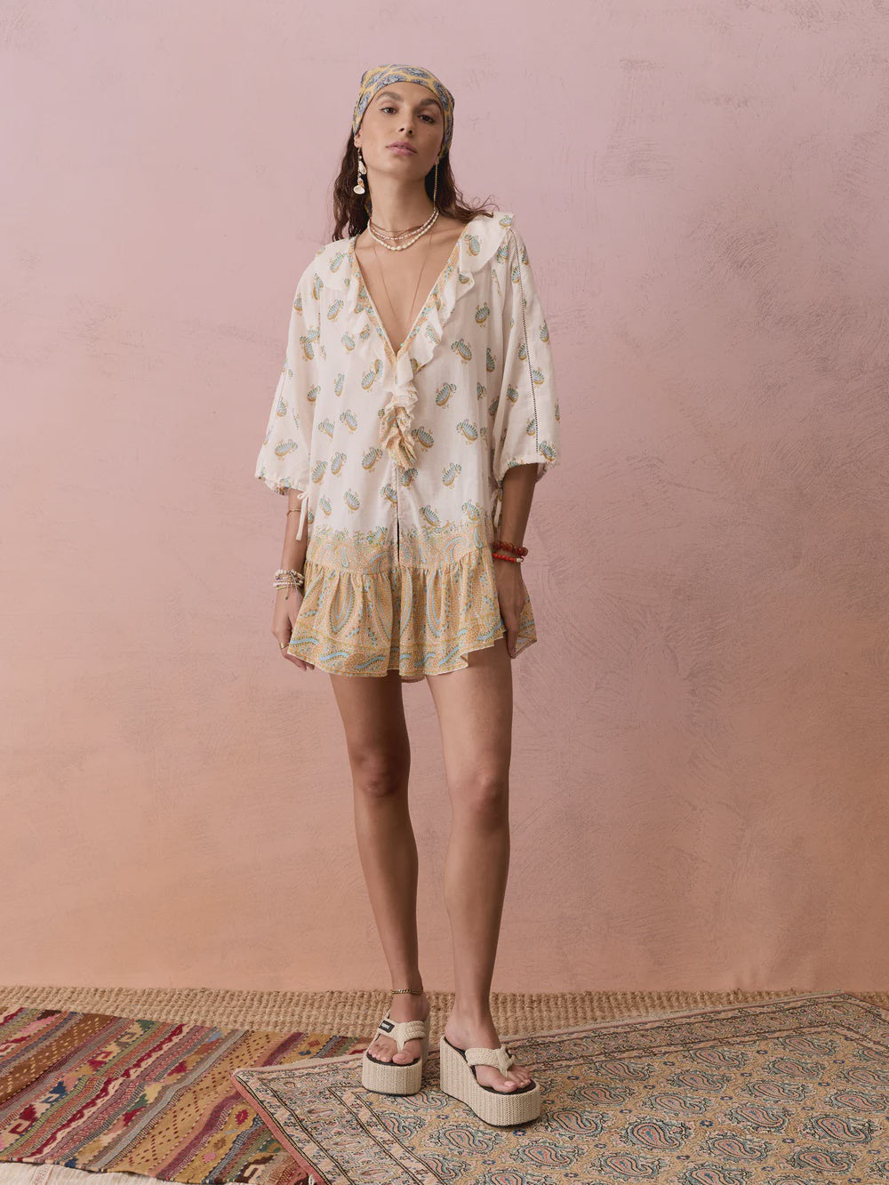 Jardin Frill La Ponche Dress