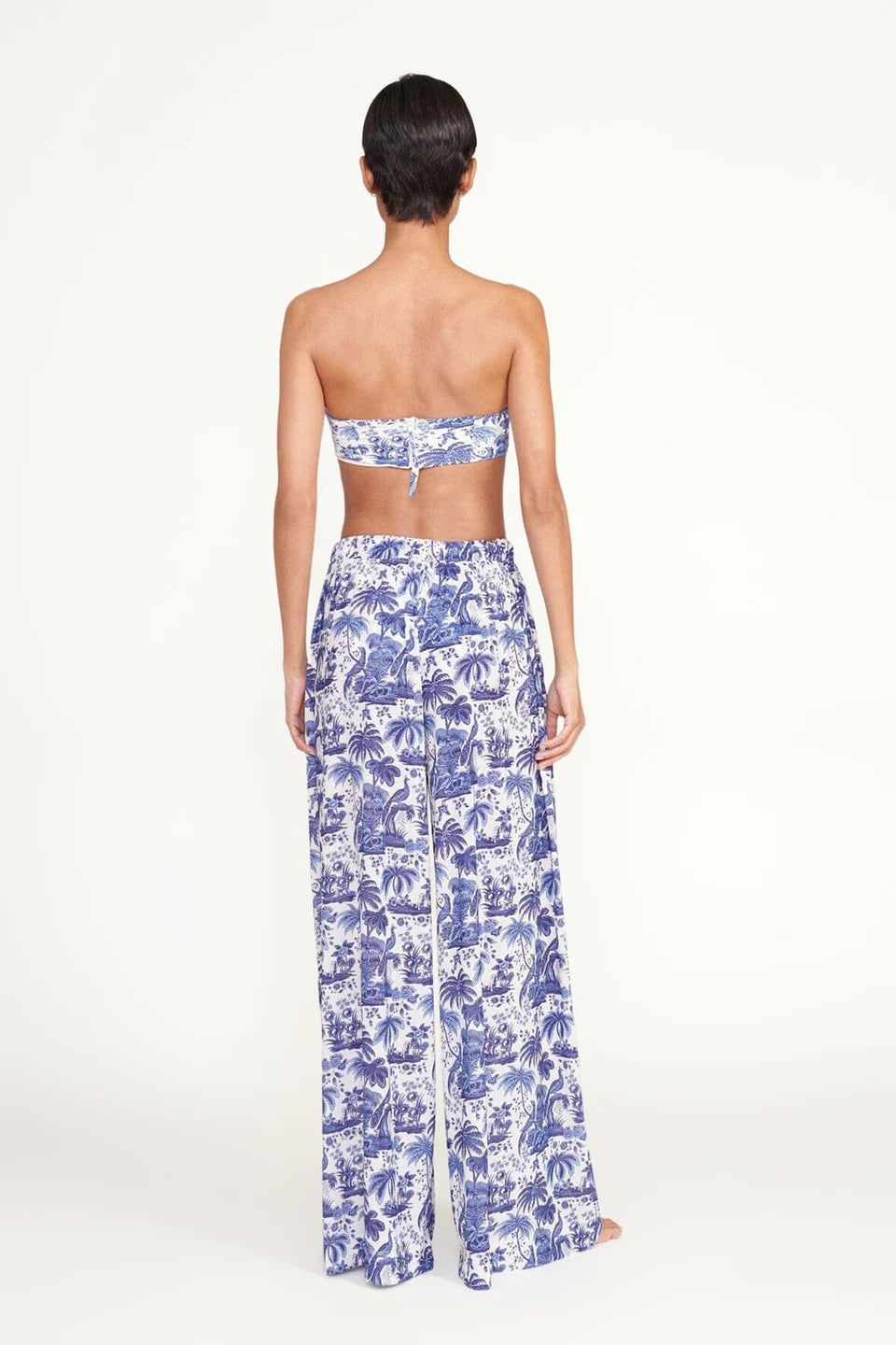 Marza Coverup Pant - Blue Toile