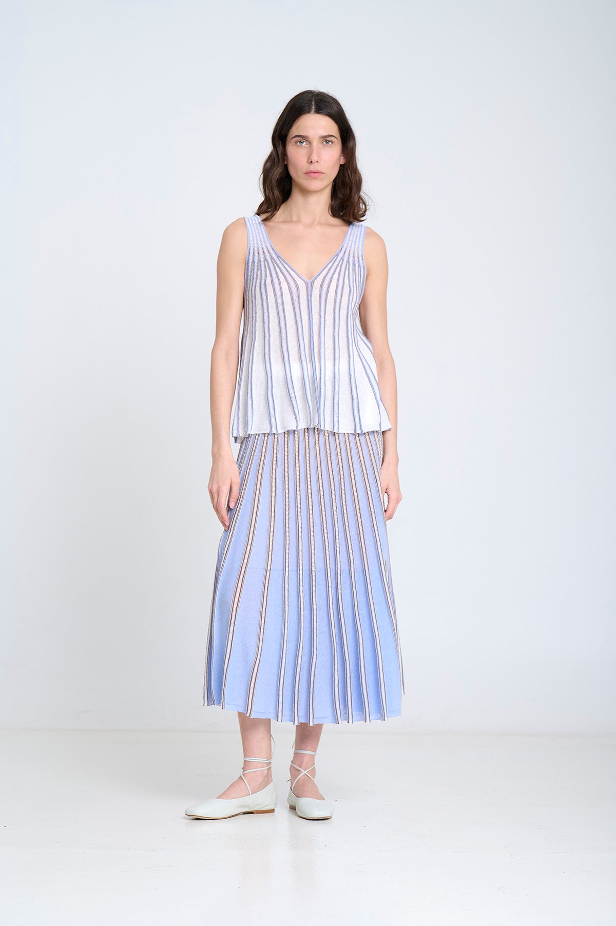 SM Knit Top - Sky Blue