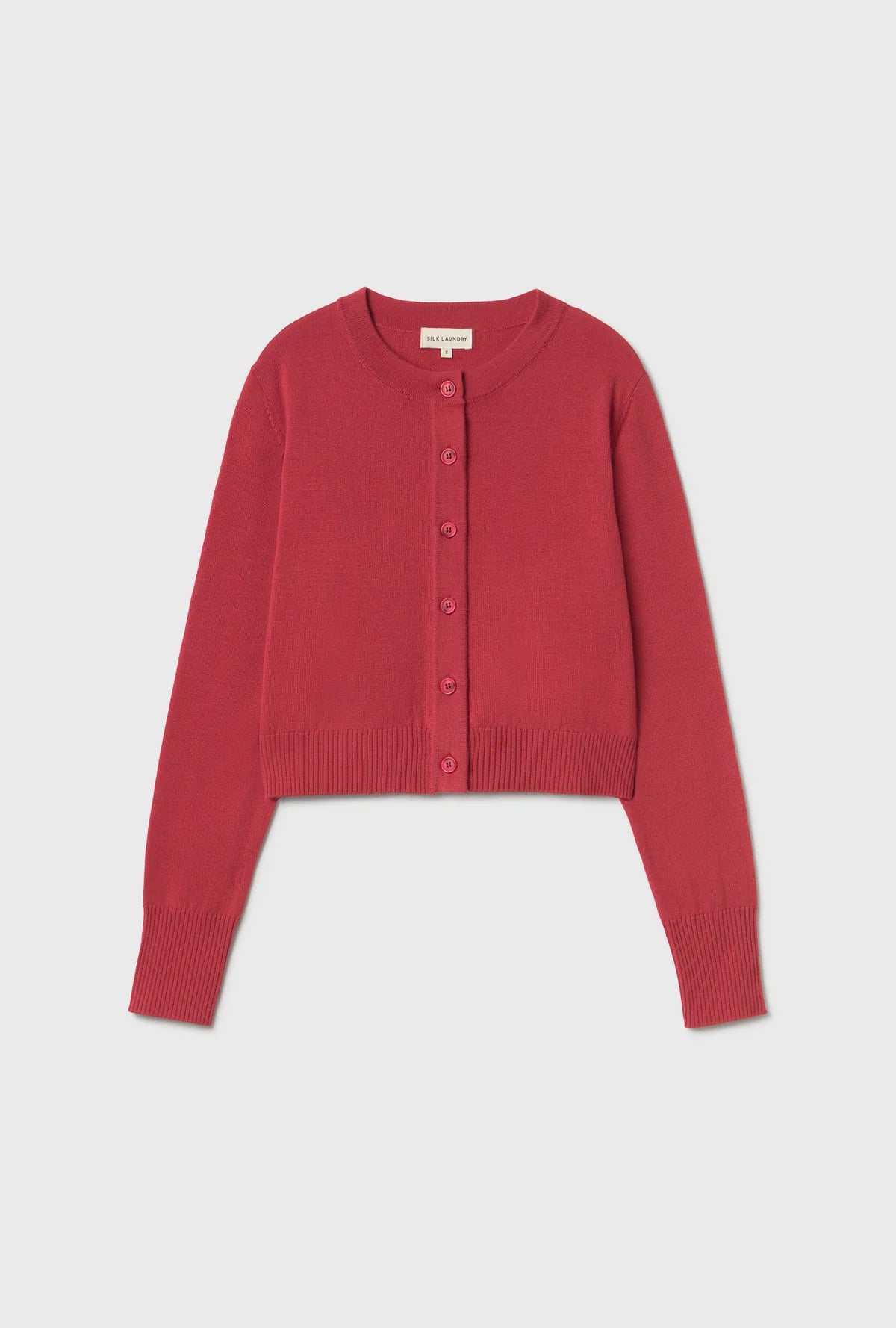 Cropped Cardigan - Blush