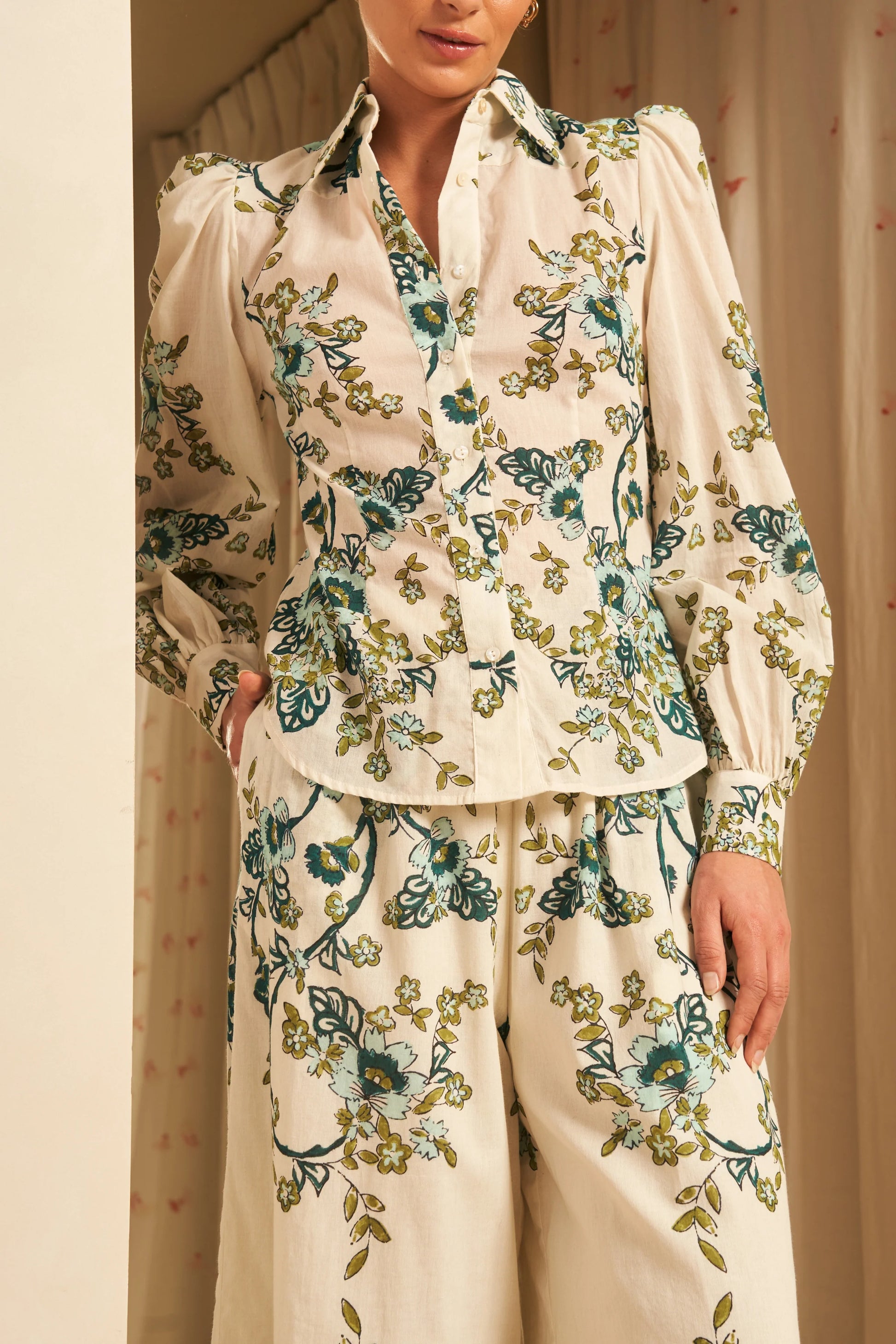 Asha Pant - Jasmine - Azul