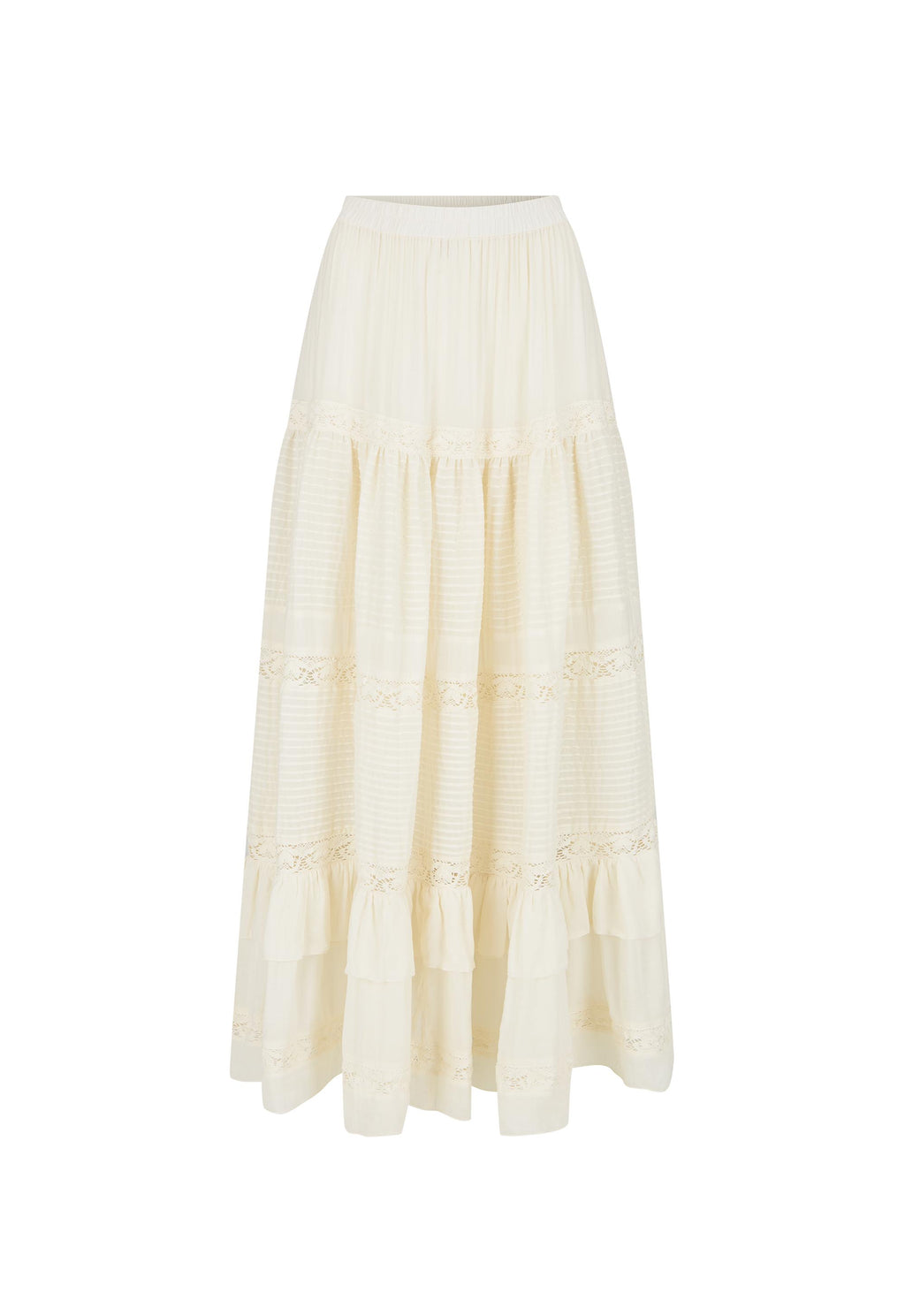 Ines Tiered Maxi Skirt