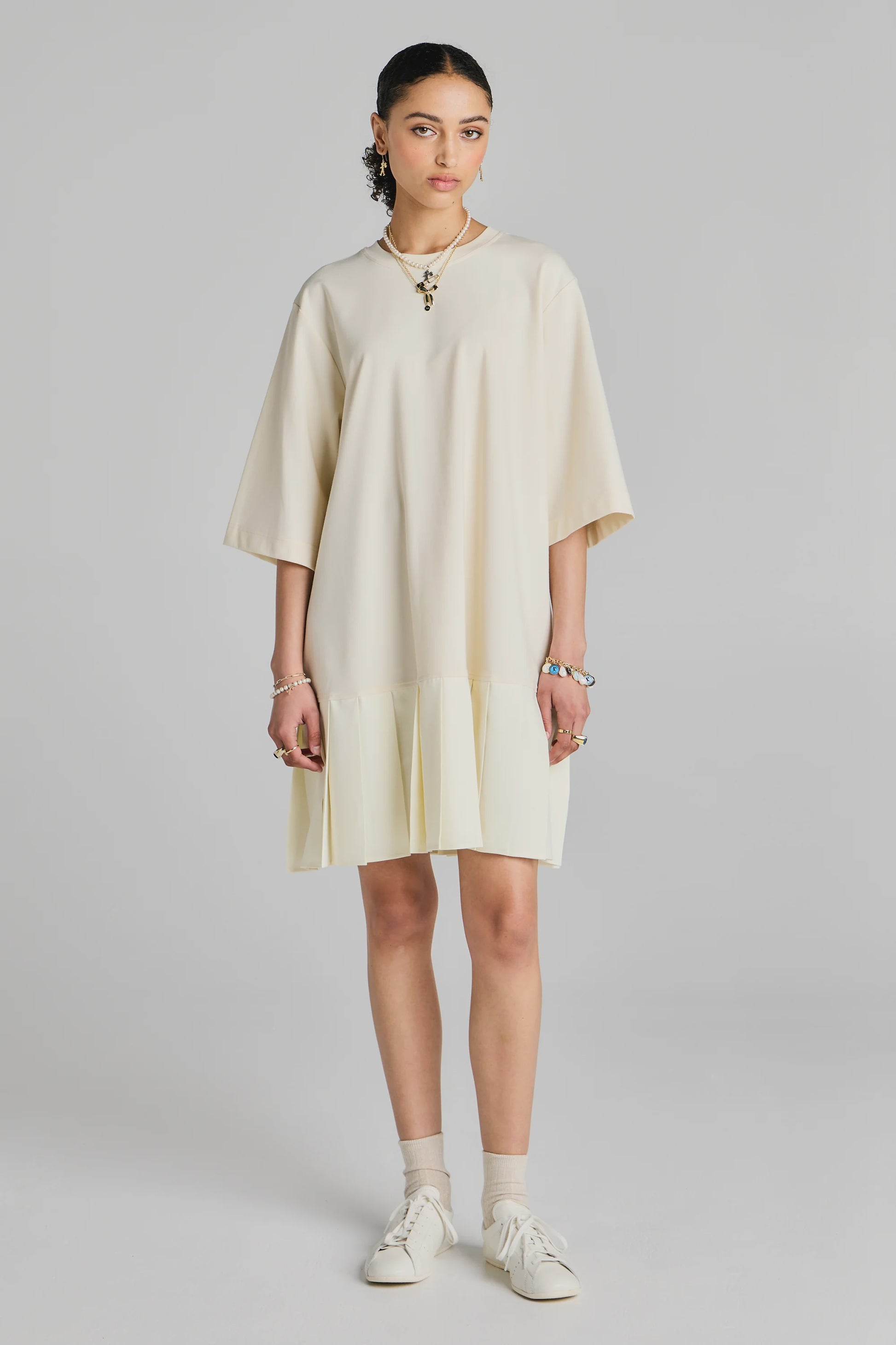 Rally Dress - Creme