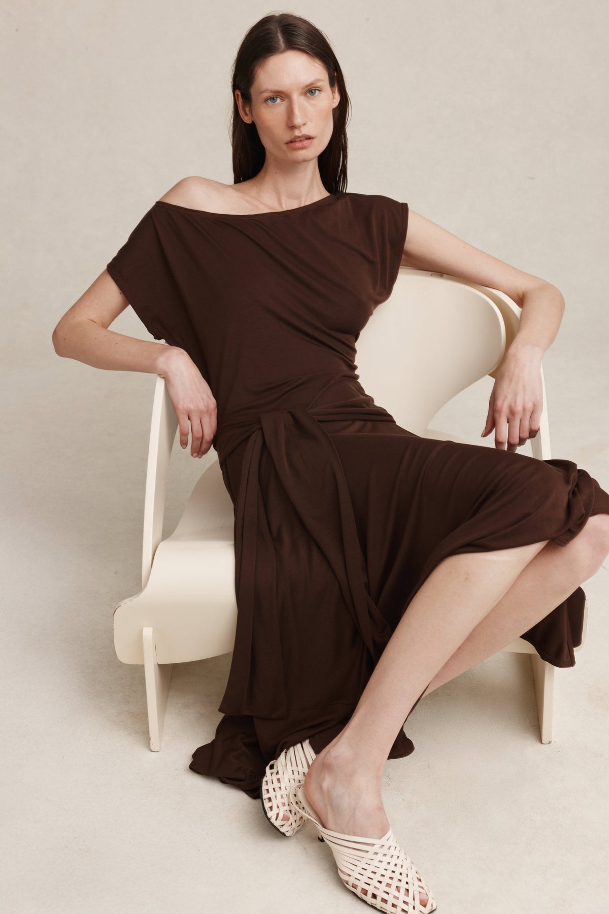 Inez Dress - Chocolate