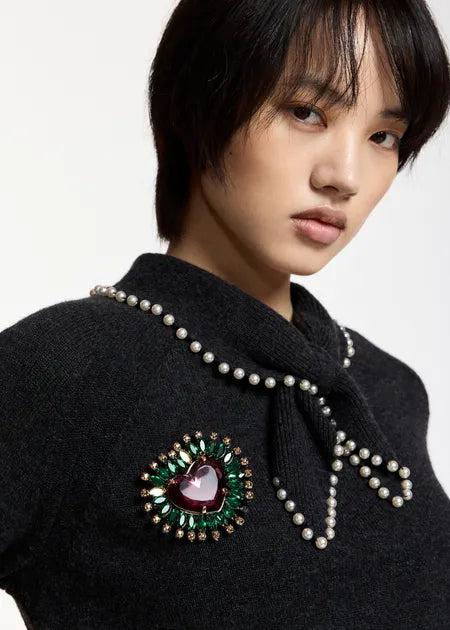 Koeur  Heart Brooch