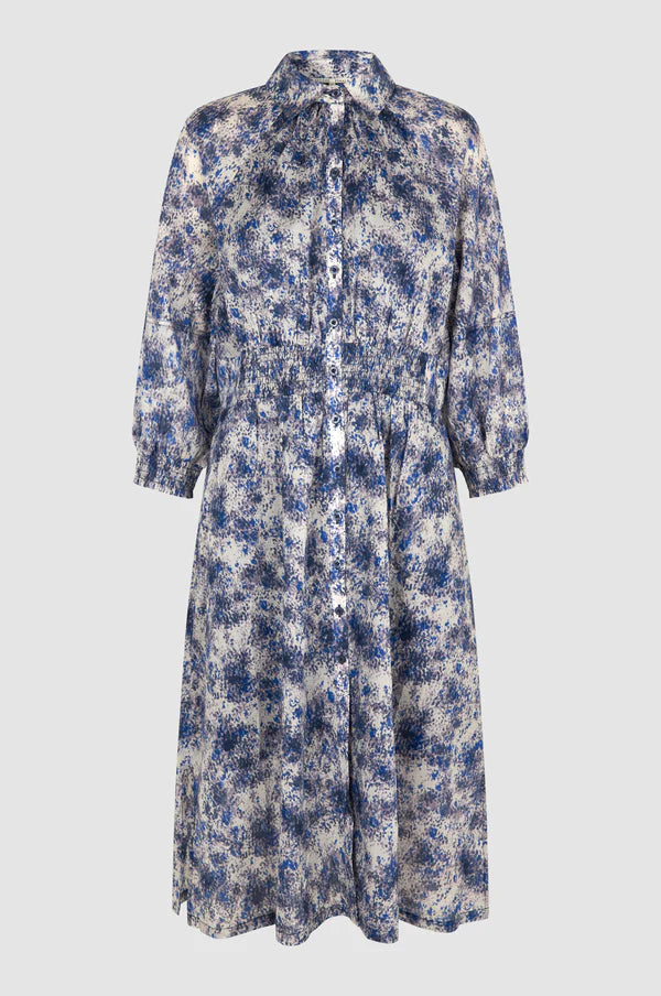 Freesia Blue Print Dress