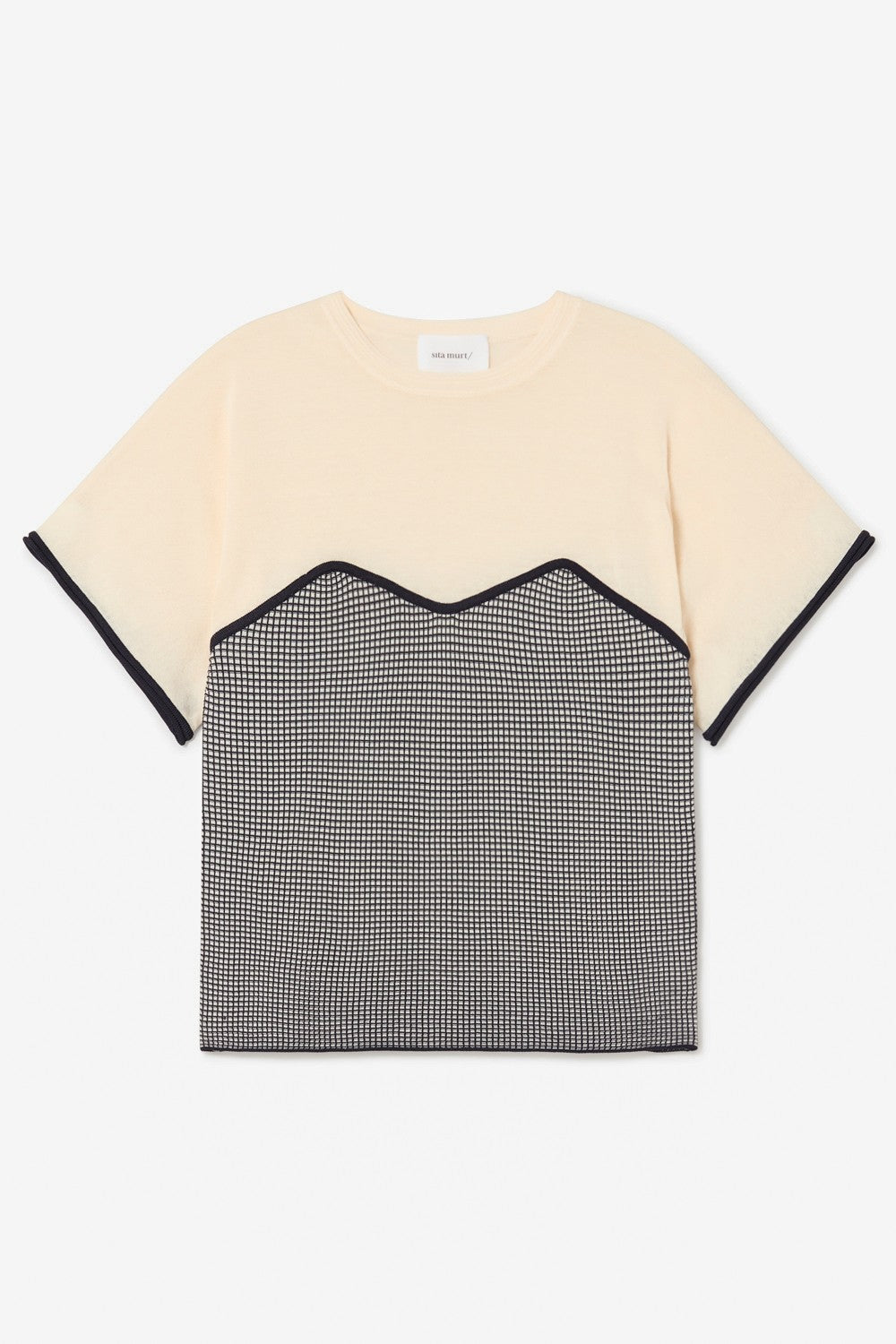 Jacquard Navy/Cream Sweater