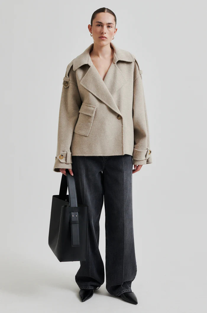 Walance Short Beige Jacket