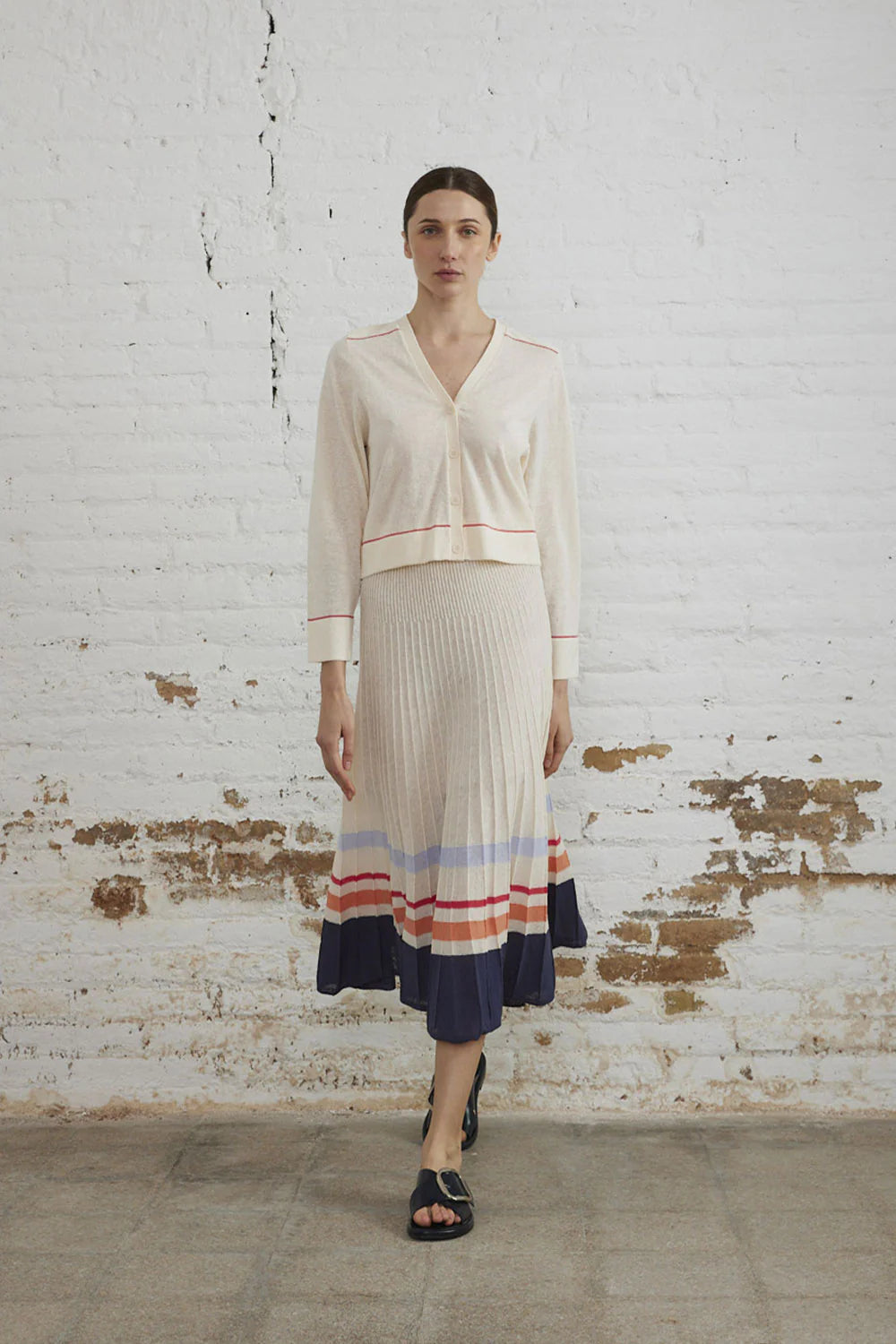 SM Knitted  Midi Skirt
