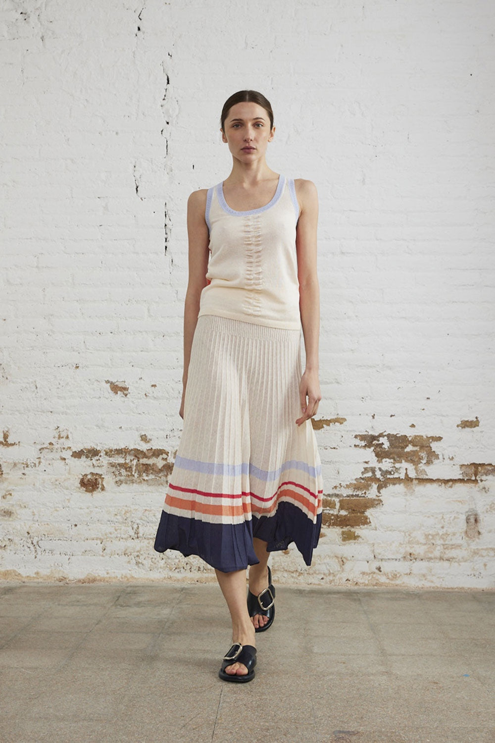 SM Knitted  Midi Skirt