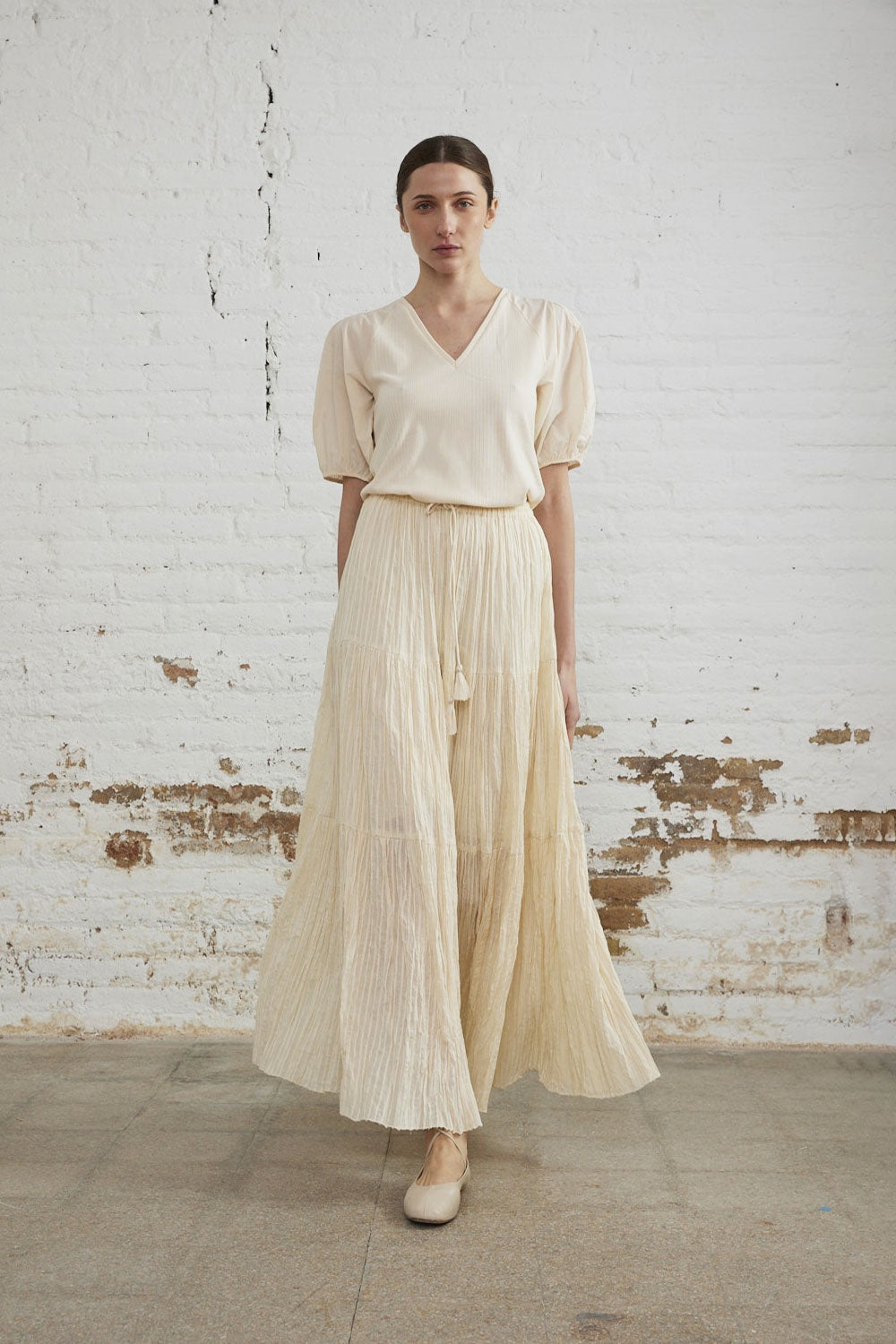 SM Ruffled Long Skirt